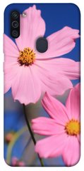 Чехол для Samsung Galaxy M11 PandaPrint Розовая ромашка цветы