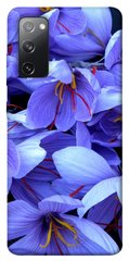 Чехол для Samsung Galaxy S20 FE PandaPrint Фиолетовый сад цветы