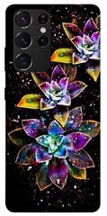 Чохол для Samsung Galaxy S21 Ultra PandaPrint Квіти квіти
