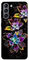 Чехол для Samsung Galaxy S21 PandaPrint Цветы цветы