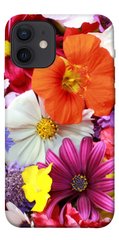 Чехол для Apple iPhone 12 mini (5.4"") PandaPrint Бархатный сезон цветы