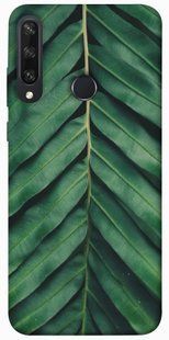 Чехол для Huawei Y6p PandaPrint Пальмовый лист цветы