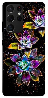 Чехол для Samsung Galaxy S21 Ultra PandaPrint Цветы цветы