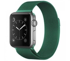 Ремешок для Apple Watch 42/44/45 mm Milanese Loop Dark Green