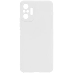 Силиконовый чехол Candy Full Camera для Xiaomi Redmi Note 10 Pro Белый / White