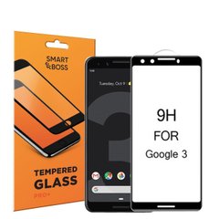 5D стекло изогнутые края для Google Pixel 3 Premium Smart Boss™ Черное