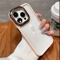Чехол для iPhone 14 Pro Max Amber Case Camera Pink Sand