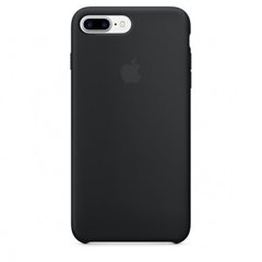 Чехол Silicone case orig 1:1 (AAA) для Apple iPhone 7 plus / 8 plus (5.5") (Черный / Black)