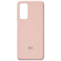 Чехол для Xiaomi Mi 10T / Mi 10T Pro Silicone Full (Розовый / Pudra) с закрытым низом и микрофиброй