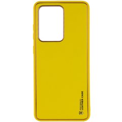 Кожаный чехол Xshield для Samsung Galaxy Note 20 Ultra (Желтый)