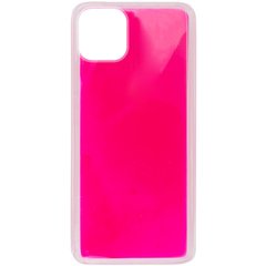 Неоновий чохол Neon Sand glow in the dark для Apple iPhone 12 mini (5.4") (Рожевий)