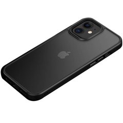 TPU+PC чохол Metal Buttons для Apple iPhone 11 (6.1") Чорний