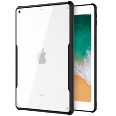 TPU+PC чехол Xundd c усиленными углами для Apple iPad 10.2" (2019) / Apple iPad 10.2" (2020) (Бесцветный / Черный)