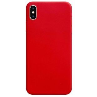 Силиконовый чехол Candy для Apple iPhone X / XS (5.8"") Красный