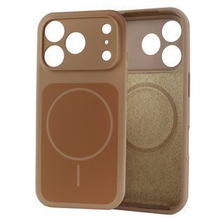 Чехол для iPhone 17 Pro Max / 18 Pro Max Dual Tone Silicone MagSafe Case &ndash; Desert Brown