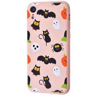 TPU чехол WAVE Fancy для Apple iPhone XR (6.1"") Black cats / Pink sand
