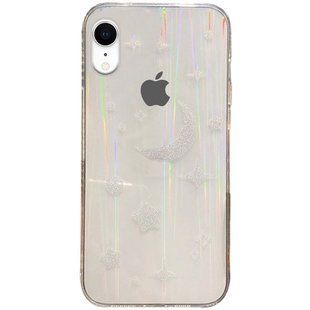 TPU+Glass чехол Aurora Space для Apple iPhone XR (6.1"") Месяц