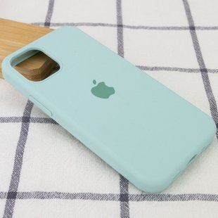 Чохол для Apple iPhone 12 Pro Silicone Full / закритий низ (Бірюзовий / Beryl)