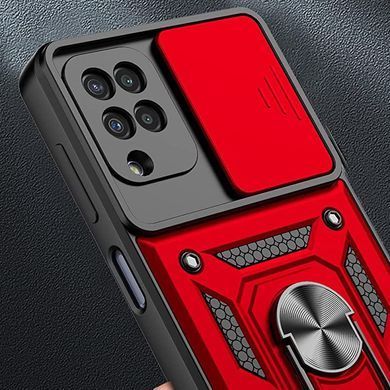 Удароміцний чохол Camshield Serge Ring for Magnet для Samsung Galaxy A22 4G/M32 Червоний