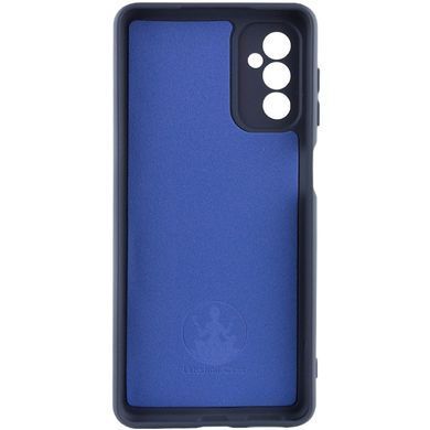 Чохол для Samsung Galaxy A24 4G Silicone Full camera закритий низ + захист камери Синій / Midnight blue