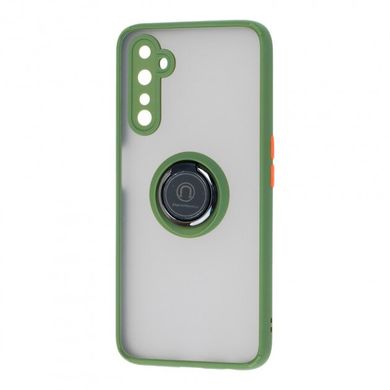 Чехол для Realme 6 Pro LikGus Edging Ring зеленый