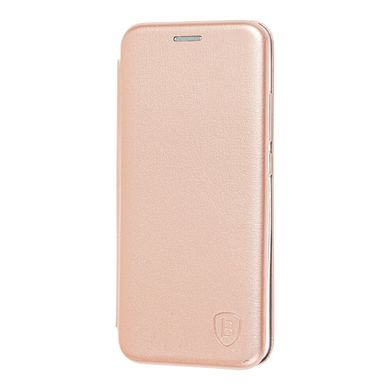 Чохол книжка Premium для Xiaomi Mi Note 10 рожево-золотистий