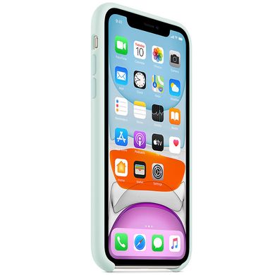 Чохол Silicone case Original 1:1 (AAA) для Apple iPhone 11 Pro (5.8") (Сіро-блакитний / Seafoam) Найкраща якiсть!!