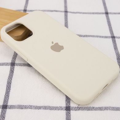 Чехол Silicone Case Full Protective (AA) для Apple iPhone 12 mini (5.4") (Бежевый / Antigue White)