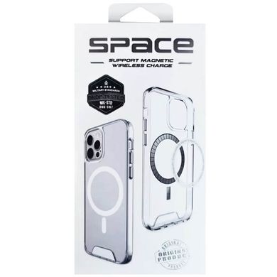 Чохол TPU Space Case with MagSafe для Samsung Galaxy S23 FE Прозорий