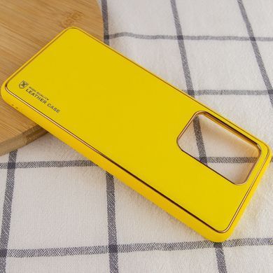 Шкіряний чохол Xshield для Samsung Galaxy Note 20 Ultra (Жовтий)