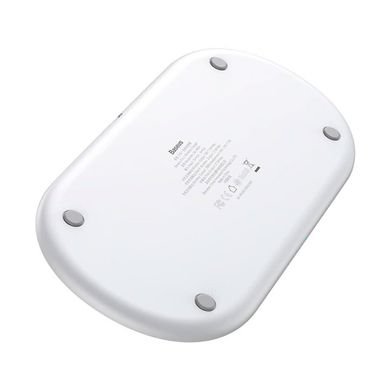 Зарядка QI BASEUS Smart 3in1 iphone/watch/aipods |18W| Белый