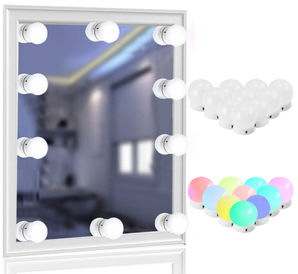 Підсвічування для дзеркала з регулюванням яскравості для макіяжу NO378 RGB