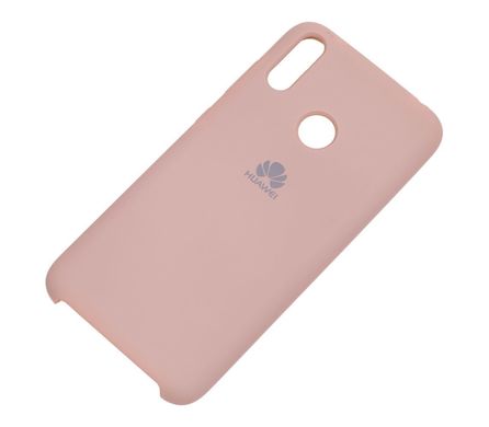 Чехол для Huawei Y7 2019 Silky Soft Touch "бледно-розовый"