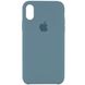 Чохол для Apple iPhone XR (6.1 "") Silicone Case Зелений / Pine green