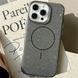 Чехол с блестками для iPhone 14 Pro Max Gleaming MagSafe case Black