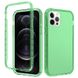Чехол TPU+PC Full Body с защитой 360 для Apple iPhone 12 Pro / 12 (6.1"") Зеленый