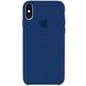Чохол silicone case for iPhone XS Max Navy Blue / Синій
