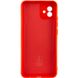 Чохол для Samsung Galaxy A04 Silicone Full camera закритий низ + захист камери Червоний / Red