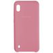 Накладка Silicone Cover for Samsung A10 Light Pink