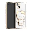 Чохол для iPhone 14 Pro Max Hello Kitty + дзеркало White