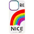 TPU+PC чехол Funny pictures with MagSafe для Apple iPhone 12 Pro / 12 (6.1") Be Nice