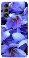 Чехол для Samsung Galaxy S21 PandaPrint Фиолетовый сад цветы
