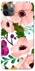 Чехол для Apple iPhone 12 Pro (6.1"") PandaPrint Акварельные цветы цветы