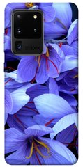 Чехол для Samsung Galaxy S20 Ultra PandaPrint Фиолетовый сад цветы