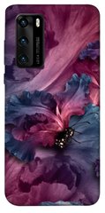 Чехол для Huawei P40 PandaPrint Насекомое цветы