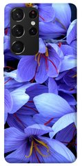 Чехол для Samsung Galaxy S21 Ultra PandaPrint Фиолетовый сад цветы