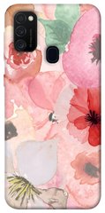 Чехол для Samsung Galaxy M30s / M21 PandaPrint Акварельные цветы 3 цветы