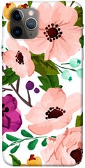 Чехол для Apple iPhone 11 Pro (5.8"") PandaPrint Акварельные цветы цветы
