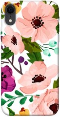 Чехол для Apple iPhone XR (6.1"") PandaPrint Акварельные цветы цветы