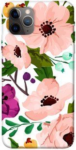 Чехол для Apple iPhone 11 Pro (5.8"") PandaPrint Акварельные цветы цветы